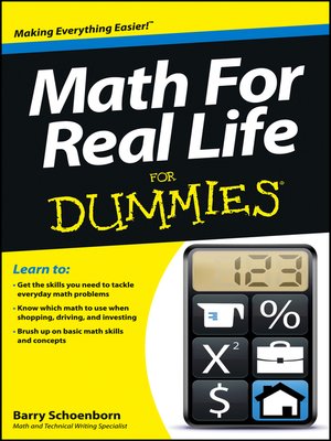 cover image of Math For Real Life For Dummies